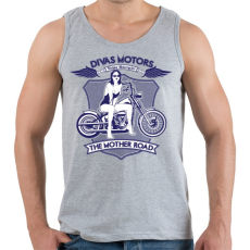 PRINTFASHION Motoros díva - Férfi atléta - Sport szürke