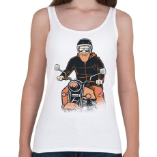 PRINTFASHION Motoros - Női atléta - Fehér