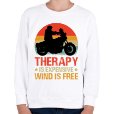 PRINTFASHION motoros póló - Gyerek pulóver - Fehér