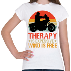 PRINTFASHION motoros póló - Női póló - Fehér