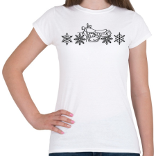 PRINTFASHION motoros téli - Női póló - Fehér női póló