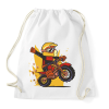 PRINTFASHION Motorozás - Sportzsák, Tornazsák - Fehér