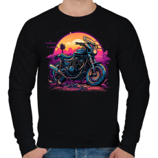 PRINTFASHION Motorsport - Férfi pulóver - Fekete