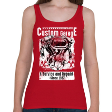 PRINTFASHION Motorszerelő - Női atléta - Cseresznyepiros