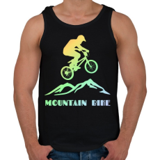 PRINTFASHION mountain bike  - Férfi atléta - Fekete