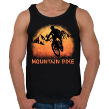 PRINTFASHION MOUNTAIN BIKE - Férfi atléta - Fekete atléta, trikó