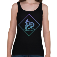 PRINTFASHION MOUNTAIN BIKE - Női atléta - Fekete női trikó