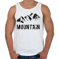 PRINTFASHION Mountain  - Férfi atléta - Fehér atléta, trikó