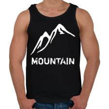 PRINTFASHION Mountain  - Férfi atléta - Fekete atléta, trikó