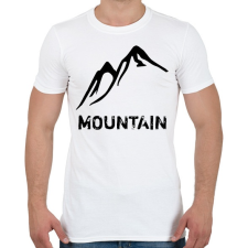 PRINTFASHION Mountain  - Férfi póló - Fehér férfi póló