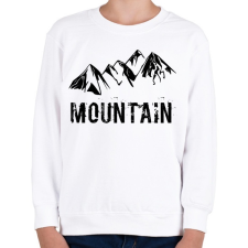 PRINTFASHION Mountain - Gyerek pulóver - Fehér gyerek pulóver, kardigán