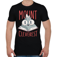 PRINTFASHION MountCleverest - Férfi póló - Fekete férfi póló