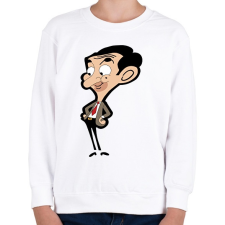 PRINTFASHION Mr. Bean - Gyerek pulóver - Fehér gyerek pulóver, kardigán