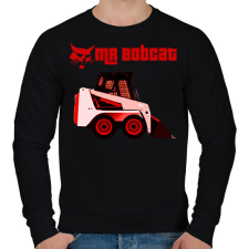 PRINTFASHION mr bobcat2 - Férfi pulóver - Fekete férfi pulóver, kardigán