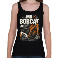 PRINTFASHION Mr Bobcat - Női atléta - Fekete