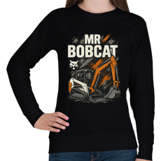 PRINTFASHION Mr Bobcat - Női pulóver - Fekete