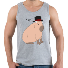 PRINTFASHION Mr. Capybara - Férfi atléta - Sport szürke