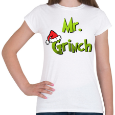 PRINTFASHION Mr Grinch - Női póló - Fehér női póló