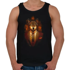 PRINTFASHION Mr. Howl - Férfi atléta - Fekete