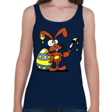 PRINTFASHION Mr. Rabbit fest - Női atléta - Sötétkék