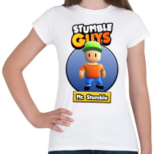 PRINTFASHION Mr. Stumble - Női póló - Fehér női póló