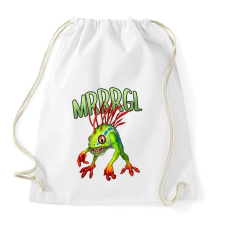 PRINTFASHION Mrrrgl - Sportzsák, Tornazsák - Fehér tornazsák
