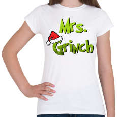PRINTFASHION Mrs grinch - Női póló - Fehér