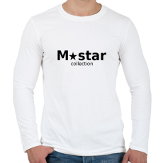 PRINTFASHION mstar logo polominta - Férfi hosszú ujjú póló - Fehér