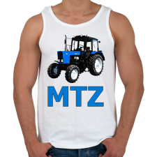 PRINTFASHION MTZ - Férfi atléta - Fehér atléta, trikó