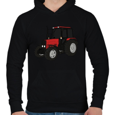 PRINTFASHION Mtz - Férfi kapucnis pulóver - Fekete férfi pulóver, kardigán