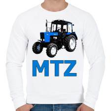 PRINTFASHION MTZ - Férfi pulóver - Fehér férfi pulóver, kardigán