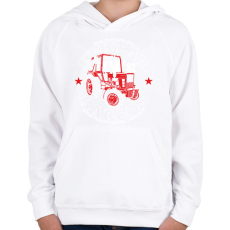 PRINTFASHION MTZ - Gyerek kapucnis pulóver - Fehér