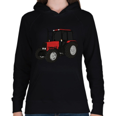 PRINTFASHION Mtz - Női kapucnis pulóver - Fekete