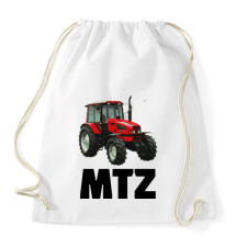 PRINTFASHION MTZ Traktor - Sportzsák, Tornazsák - Fehér tornazsák