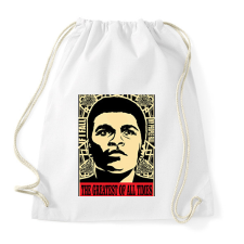 PRINTFASHION Muhammad Ali  - Sportzsák, Tornazsák - Fehér tornazsák