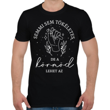 PRINTFASHION Műkörmös - Férfi póló - Fekete férfi póló