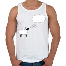 PRINTFASHION Mum? - Férfi atléta - Fehér