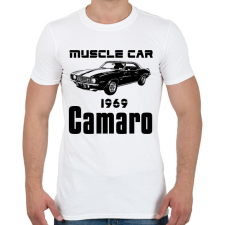 PRINTFASHION muscle car 1969 camaro - Férfi póló - Fehér férfi póló