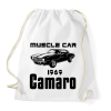 PRINTFASHION muscle car 1969 camaro - Sportzsák, Tornazsák - Fehér