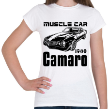 PRINTFASHION muscle car 1980 camaro - Női póló - Fehér női póló