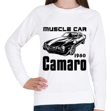 PRINTFASHION muscle car 1980 camaro - Női pulóver - Fehér