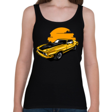 PRINTFASHION muscle car - Női atléta - Fekete