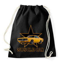 PRINTFASHION Muscle car - Sportzsák, Tornazsák - Fekete tornazsák