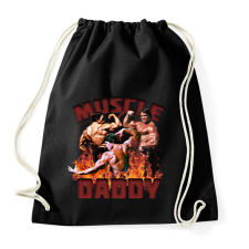 PRINTFASHION Muscle Daddy - Sportzsák, Tornazsák - Fekete tornazsák