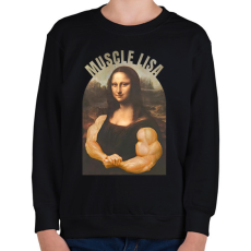 PRINTFASHION muscle lisa - Gyerek pulóver - Fekete
