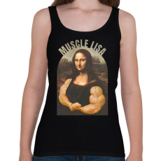 PRINTFASHION muscle lisa - Női atléta - Fekete