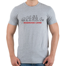 PRINTFASHION Mushroom lover (világos) - Férfi póló - Sport szürke férfi póló
