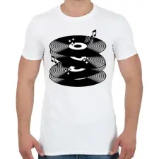 PRINTFASHION music - Férfi póló - Fehér férfi póló