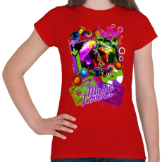 PRINTFASHION MUSIC LOVERS - Női póló - Piros
