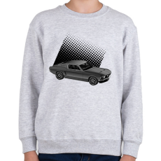 PRINTFASHION mustang - Gyerek pulóver - Sport szürke